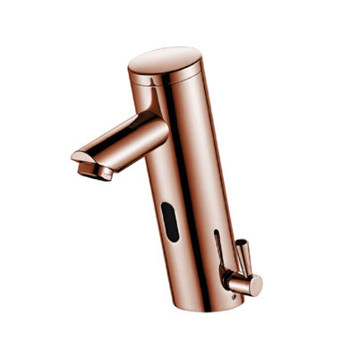 Fontana Vicenza Temperature Control Rose Gold Thermostatic Automatic Touchless Sensor Faucet