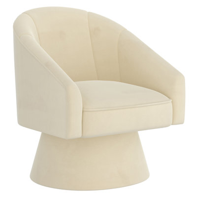 Fauteuil d'appoint moderne en velours