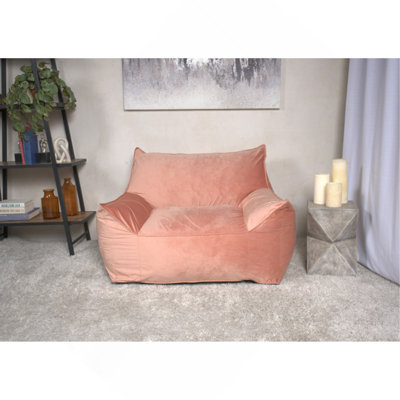 Fauteuil à billes confortable avec accoudoirs pour une détente polyvalente et élégante