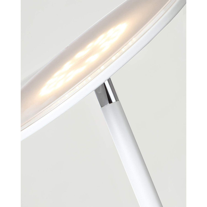 62.99 " LED Novelty Floor Lamp, Silver