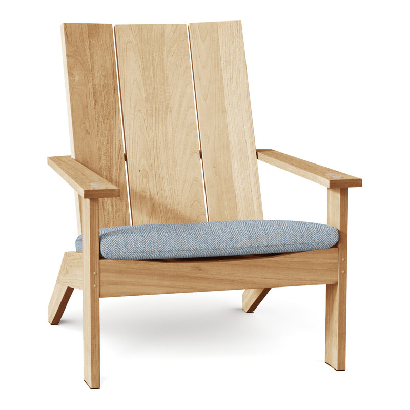 Teck Ashland Adirondack - teck naturel, Pas de soudure, Teck naturel, Perigold Posh Sky