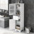 Tall Bathroom Cabinet, Freestanding Storage Cabinet With Drawer And Doors, MDF Board, Acrylic Door, Adjustable Shelf, White-1262337287