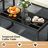  8 Pcs Patio Furniture Set With Tempered Glass Coffee Table Pe Wicker Rattan Chairs