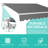Winado 7'' Aluminum Cover Retractable Patio Awning-96913703-96913704