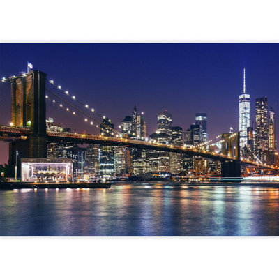 Brooklyn Bridge Harbour Neon Lights