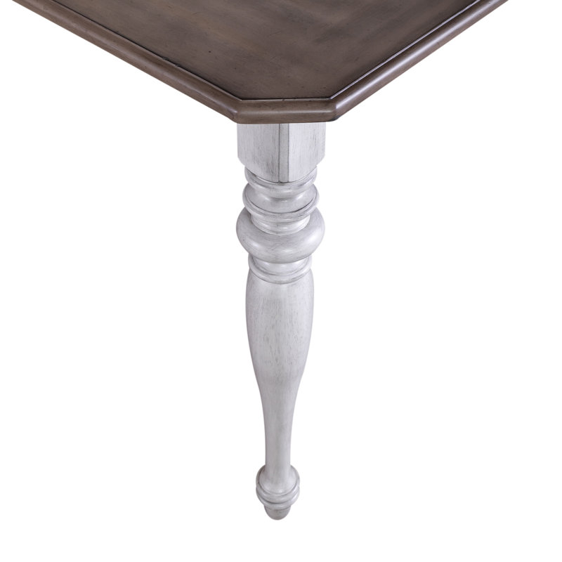 Quinta Pine Dining Table, White
