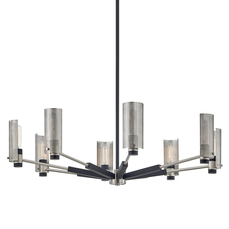 Lustre sphérique spoutnik à 8 lumières Pilsen
