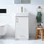  Meuble-lavabo simple 18 po avec comptoir en porcelaine