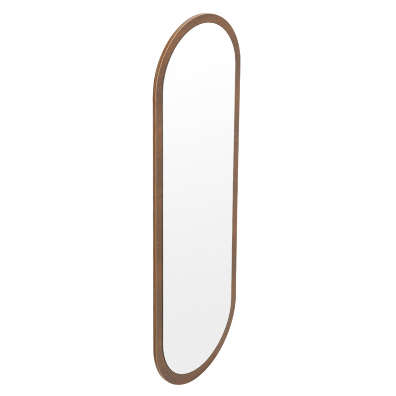 Oval Mirror, Walnut