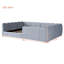 Lit de plancher en velours-129681134