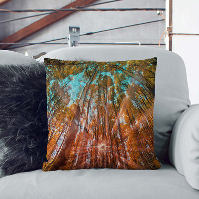 Floral Square Throw Cushion