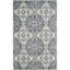 Tapis géométrique en laine / viscose touffeté à la main Kouerga-727161069