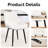 Faux Leather Upholstered Metal Dining Chair-1126935825