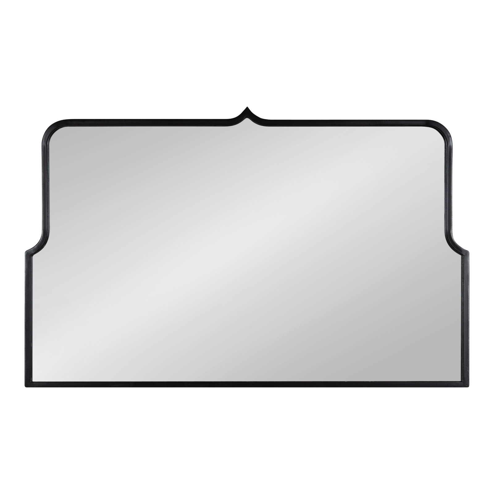 Keris Accent Mirror, Black, 24" x 37"