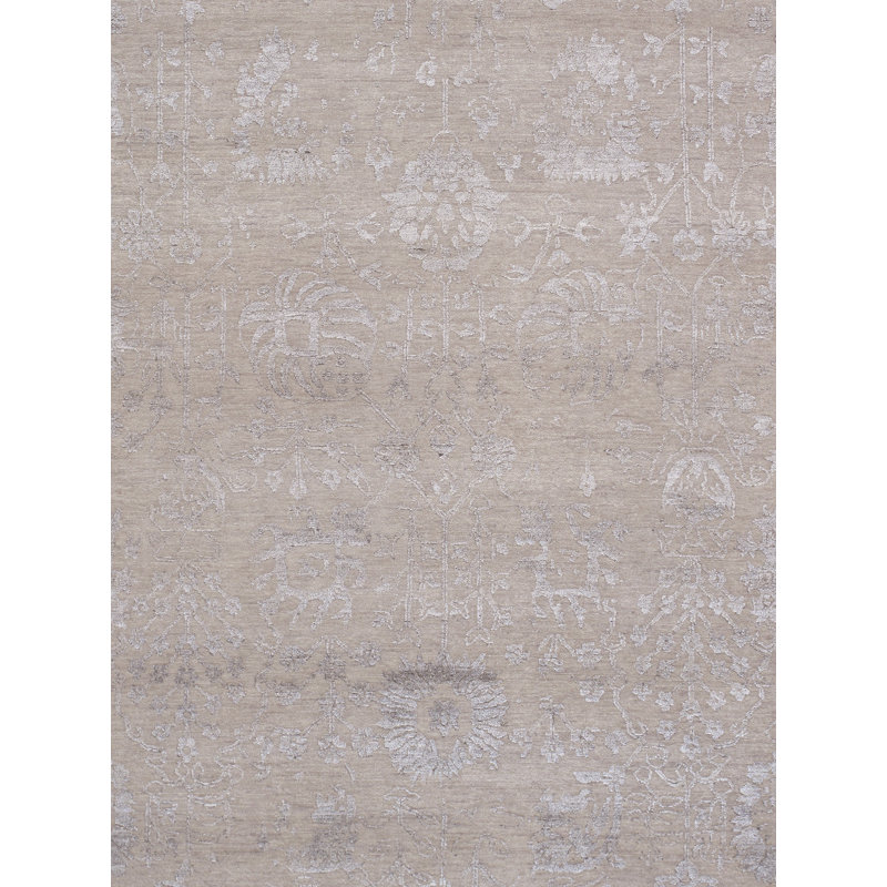Transitional Silver/Gray Area Rug