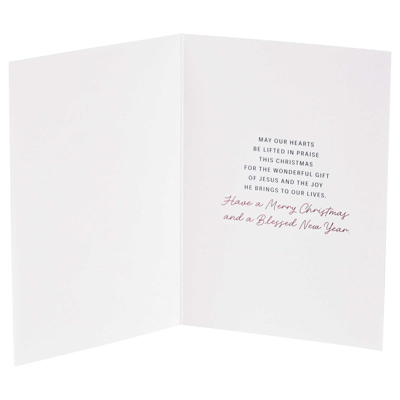 Carte de Noël «Come Let Us Adore him»