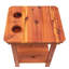 Fauteuil oscillant à hauteur de balcon Cedar Grove Adirondack avec table d'appoint assortie