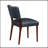Bryson Midnight Blue Faux Leather Dining Chair - Set Of 2