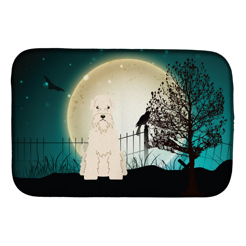 Tapis de séchage terrier blé doux enduit doux halloween