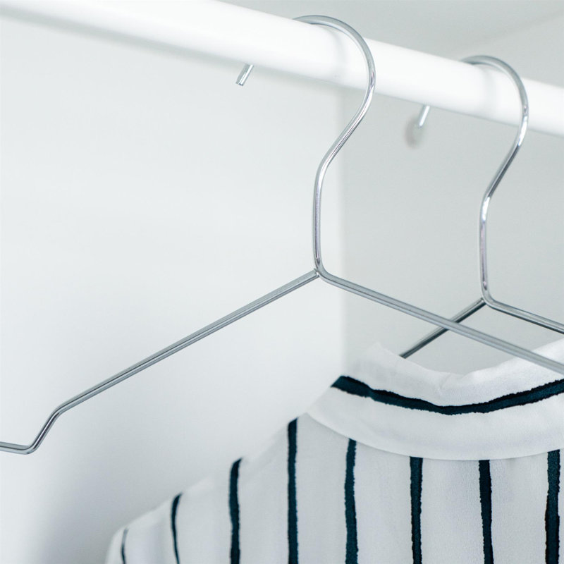 Harbour Housewares - Metallic Coat Hangers, Chrome