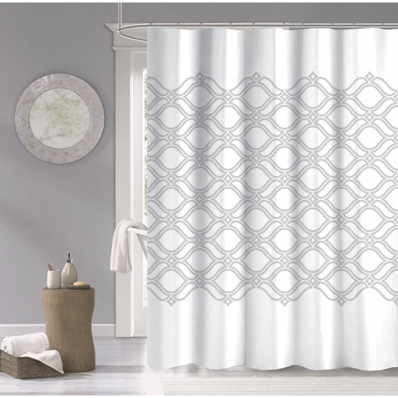 Simple géométrique 100% coton Avuyer, Argent