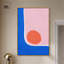 «A Loner Sun», art mural abstrait géométrique moderne par Art Remedy-102499454-102499458