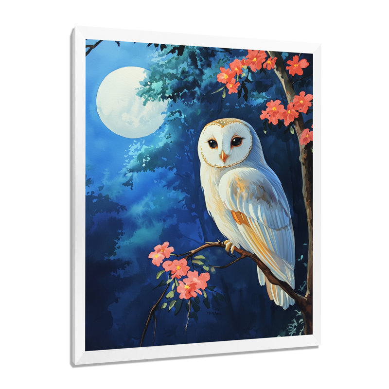 Gerlien - animaux, art mural sur toile, 20" H x 12" W, Reproduction encadrée d'une seule photo, White