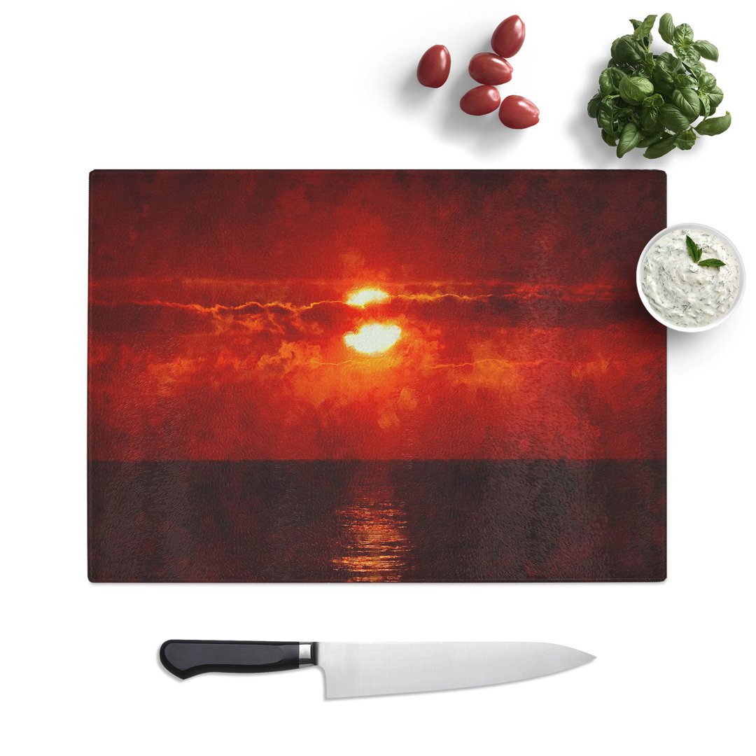 Sunset Painting Chopping Board