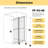 Frameless Double Sliding  Shower Door-121381921