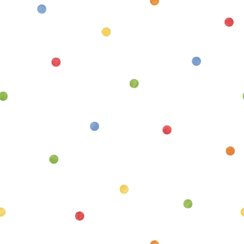Rouleau de papier peint L 33 pi x l 21 po Tiny Tots, Rouge / vert / blanc