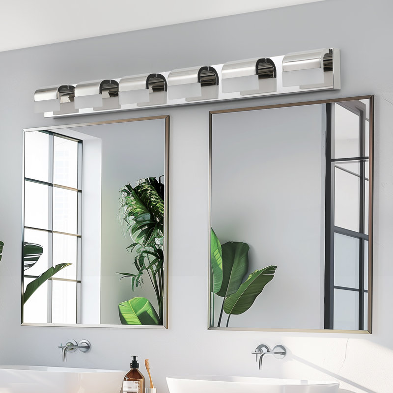 Éclairage mural pour salle de bain 6 lumières DEL Modern