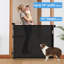 Barrière de sécurité rétractable pour animaux en maille pour escaliers-128842448-99168543