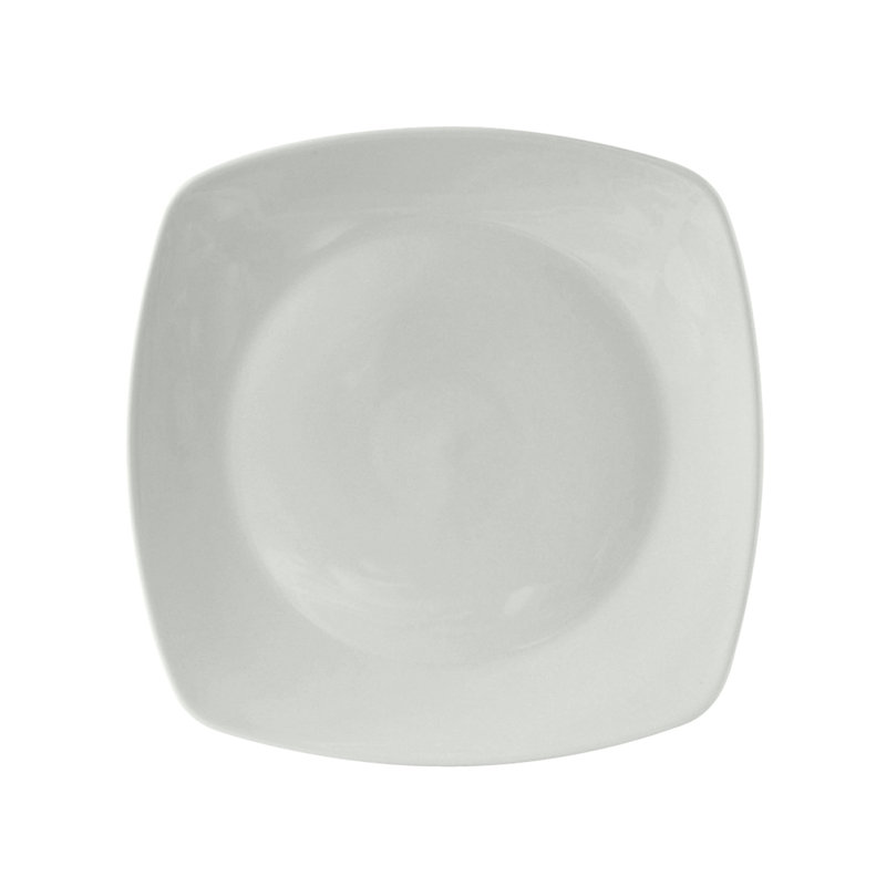 Duratux 13" Dinner Plate, Porcelain White