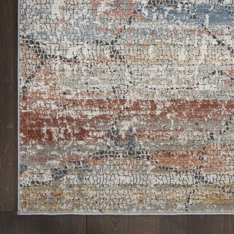 Abstract Indoor Rug, Rectangle 5'3" x 7'3"