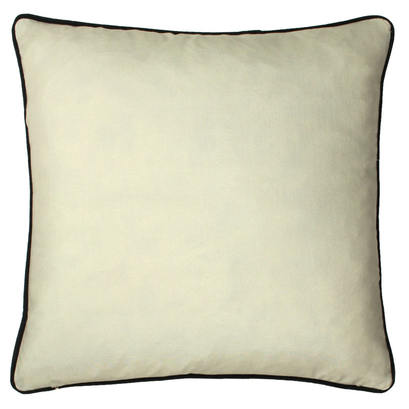 Floral Square Cushion, Cream