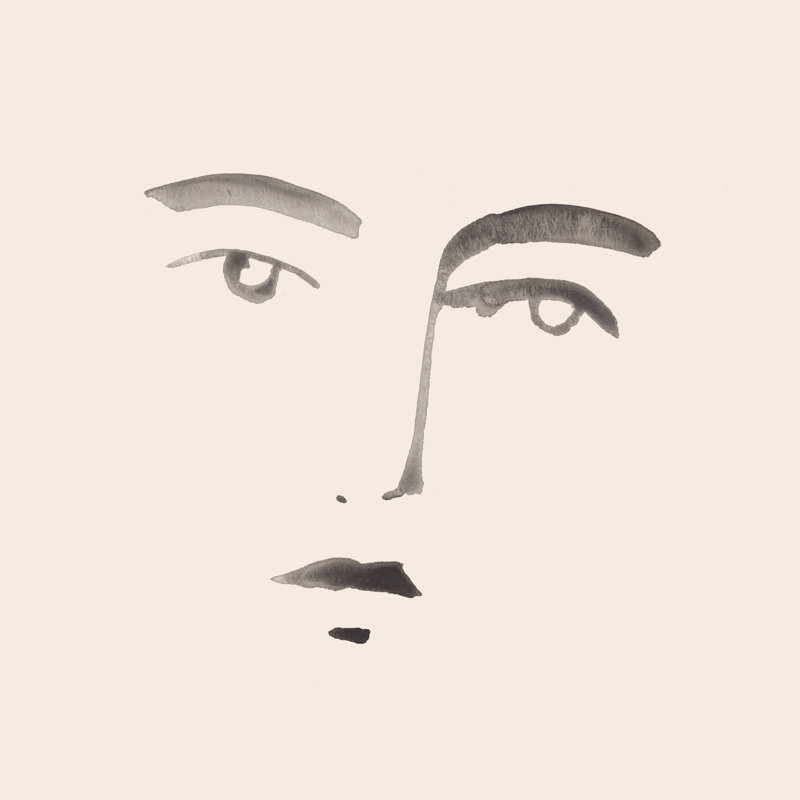 Face Shapes III by Jennifer Paxton Parker - Wrapped Canvas Print, 76cm H x 76cm W