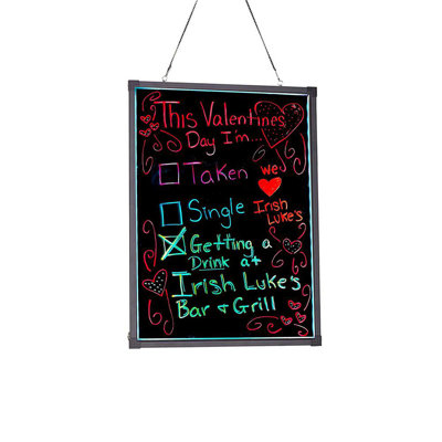 Hanging LED Illuminated Message Writing Board