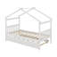 Lit simple en bois avec lit gigogne-572256987-572256965