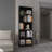 Black 5-Shelf Bookcase-1391197485