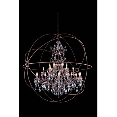 Mendelson 25 - Light Dimmable Globe Chandelier