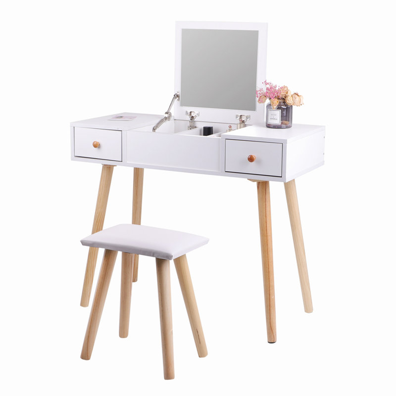 Sven Dressing Table with Mirror