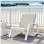 Ensemble de 2 chaises longues pour patio, fauteuil club d'extérieur avec coussin et structure en bois d'acacia-980434097
