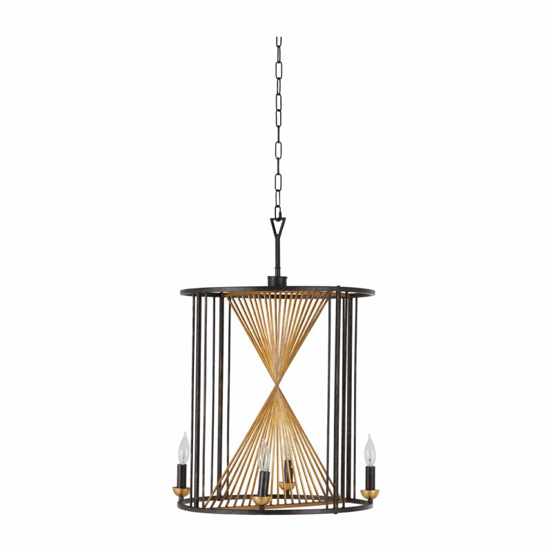 Elliot 4 - Light Drum Chandelier