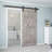 Standard Single Door Barn Hardware Kit (Not Include Door)-61036431
