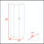 Slim Armoire Barkley, chambre à coucher, noir-325030389