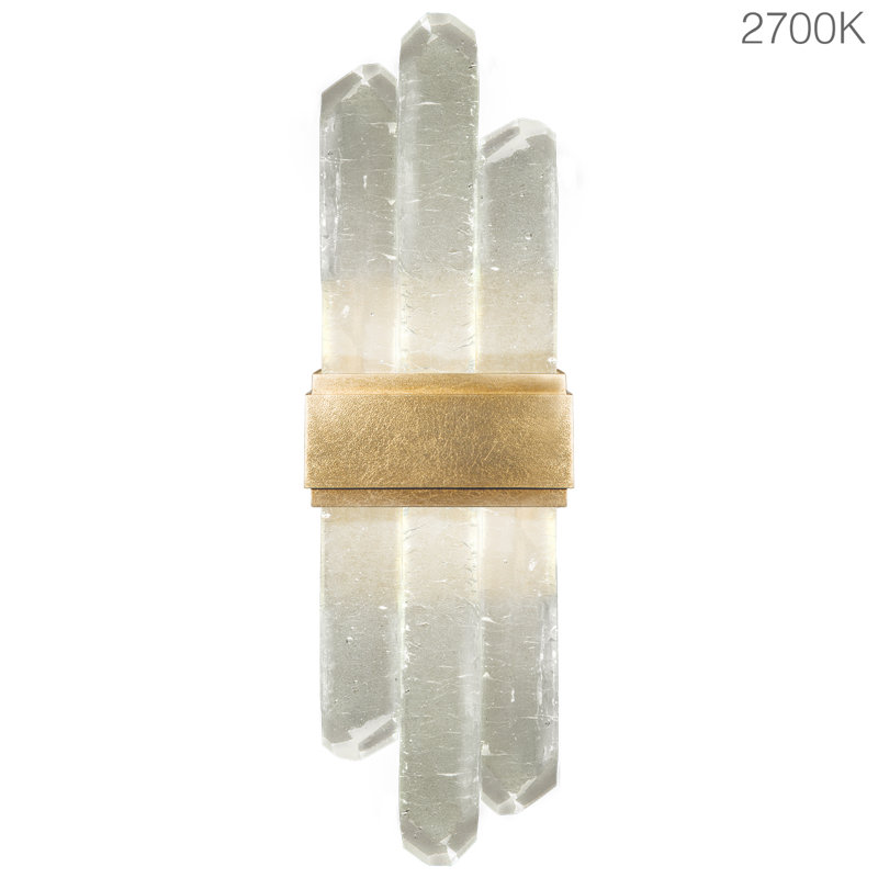 Lior 2 - Light Flush Mounted Sconce, 3000, Gold, 16.5" H x 5" W x 4" D