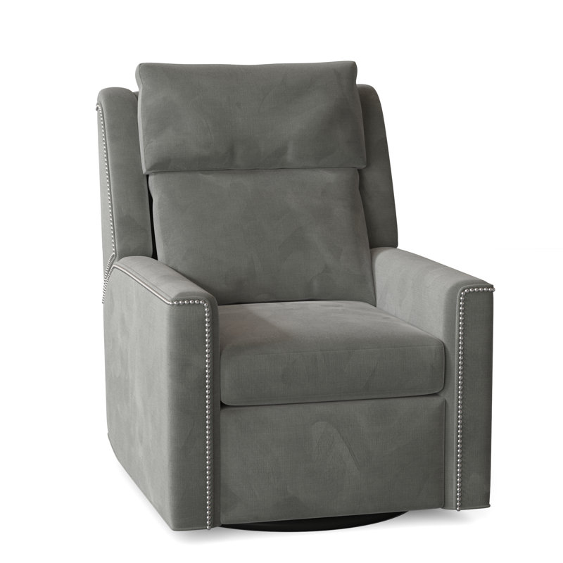 Nolan 29" Wide Standard Recliner, Swivel Glider, Manual, 9953 Pewter