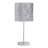 Sylvania 35Cm Polished Chrome Table Lamp Set