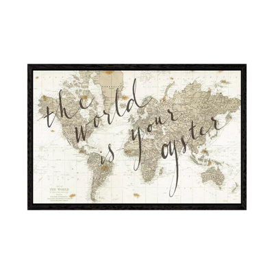 The World Is Your Oyster by Sara Zieve Miller - Print on Canvas