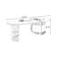 Bureau à 2 tiroirs brun noisette + bois massif noir + fer + acrylique + Barenia-573039979-573039983